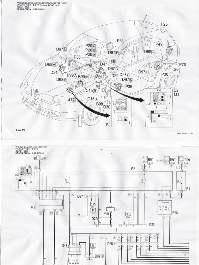 Alfa Romeo Mito Wiring Diagram