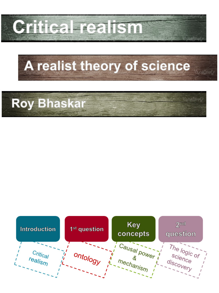 Critical Realism Presentation | PDF | Reality | Causality