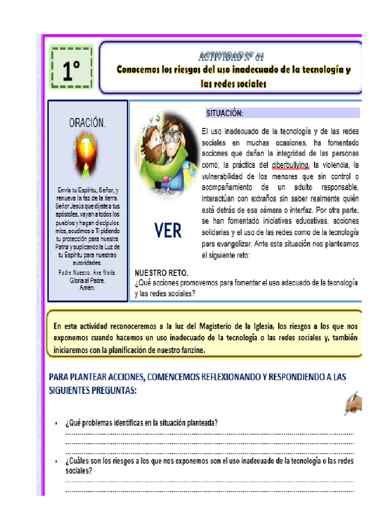 Uso Inadecuado de Redes Sociales | PDF
