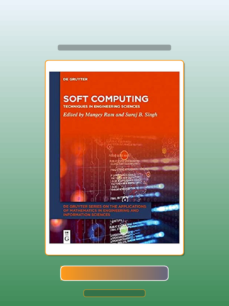 Soft Computing Techniques in Engineering Sciences by Mangey Ram Suraj B ...