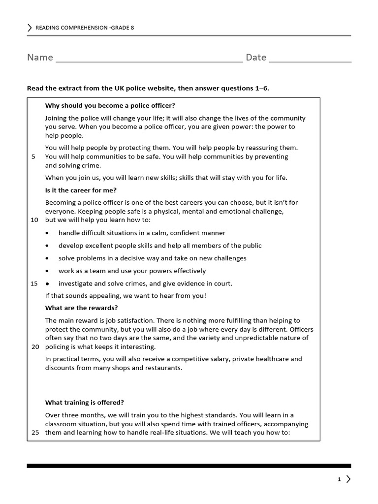 Questions for Student Police Officers | PDF | Police | Behavior ...