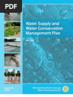 Water Supply Water Conservation Plan May2009