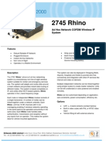 2745 Rhino Ad Hoc Wireless IP Network