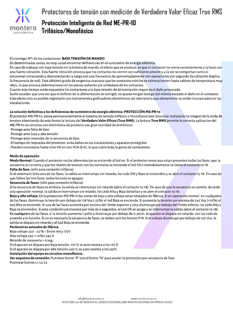 ME PR 10 10v | PDF