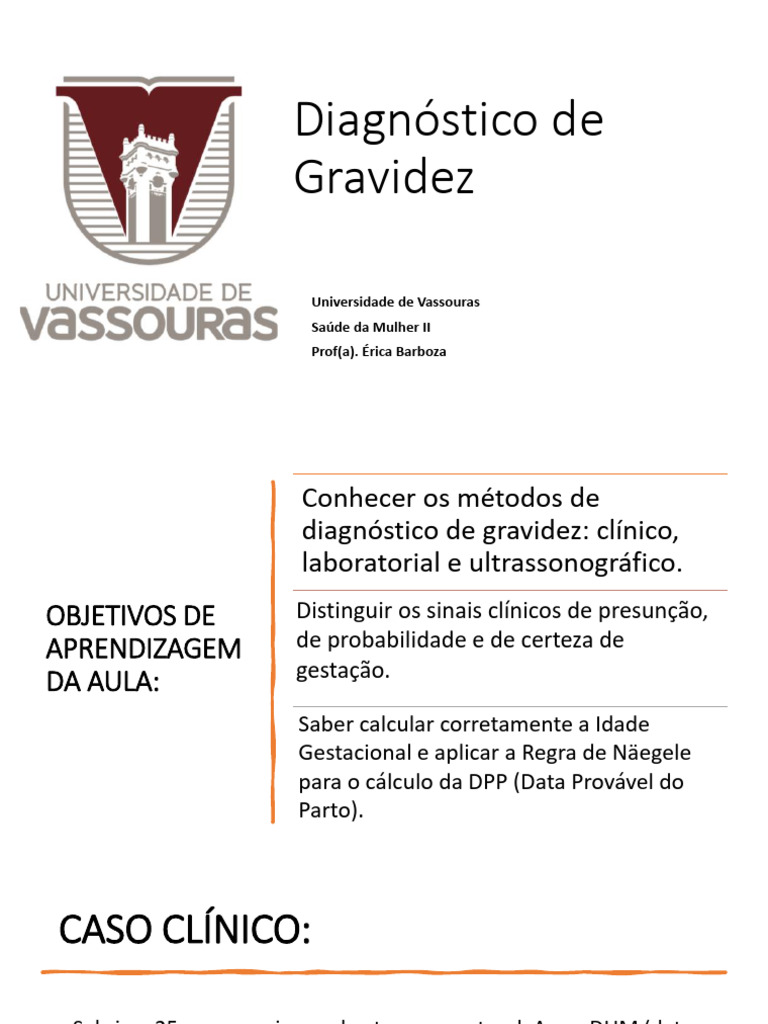 Métodos de Diagnóstico de Gravidez | PDF | Gravidez | Gonadotrofina ...