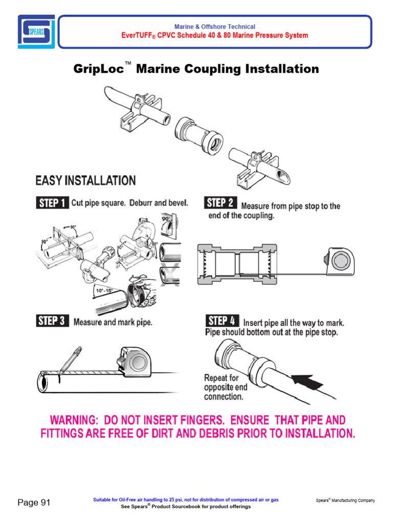 CPVC Marine Pressure System Overview | PDF | Valve | Pipe (Fluid ...