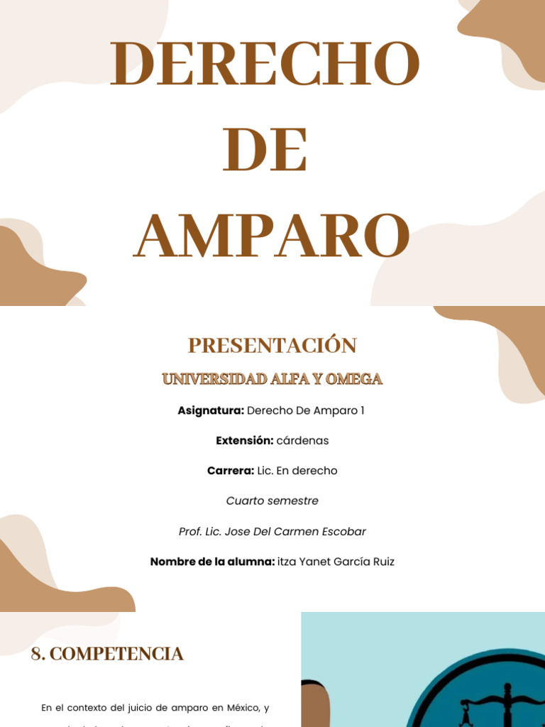 Competencia en el Juicio de Amparo | PDF | Judicaturas | Apelación