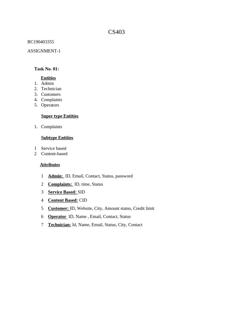 CS403 bc190403355 | PDF
