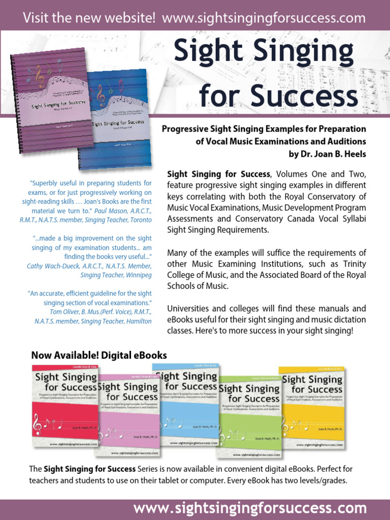 Progressive Sight Singing Resources | PDF | Singing | Reading (Process)