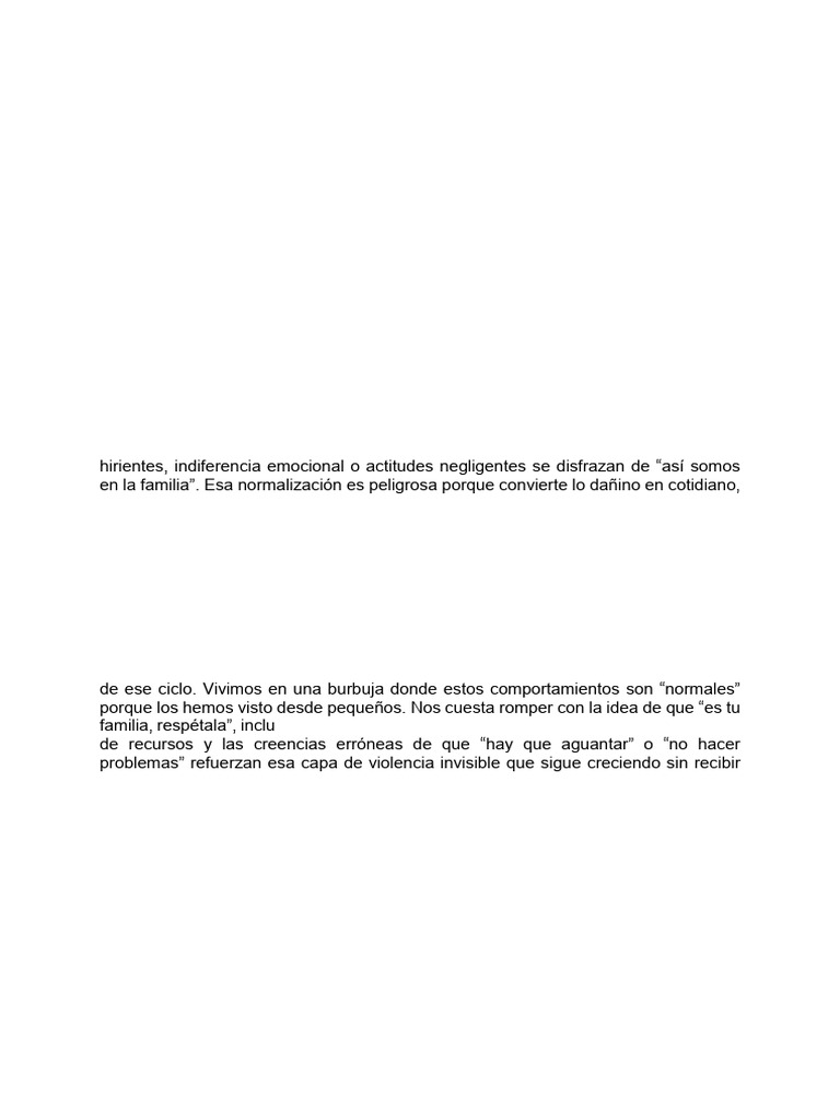 Violencia Invisible y Responsabilidad Juvenil | PDF | Violencia | Las ...