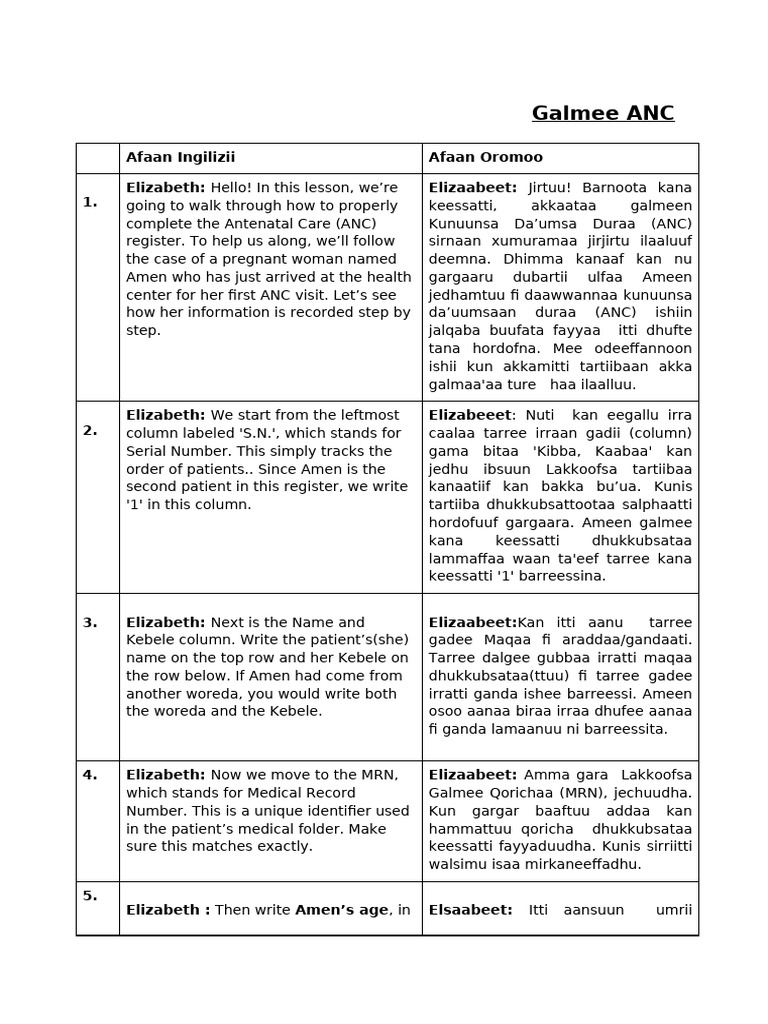 Antenatal Care Register Guide | PDF | Tuberculosis | Health Sciences