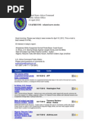 AFRICOM Related News Clips 18 April 2012