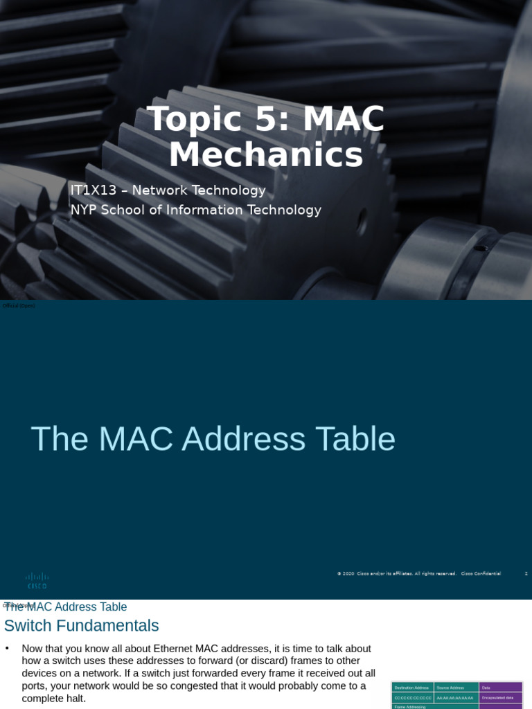 Understanding MAC Address Tables in Switches | PDF | Computer Network ...