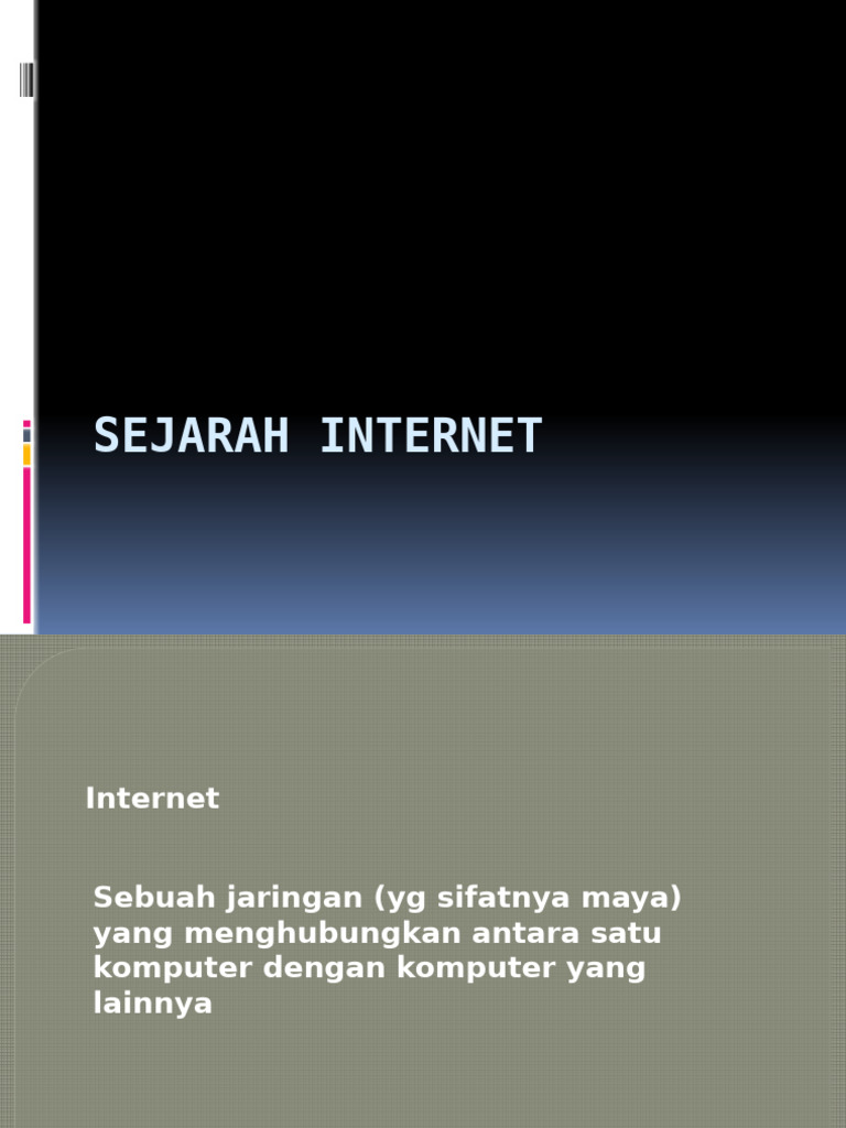 Sejarah dan Perkembangan Internet di Indonesia | PDF