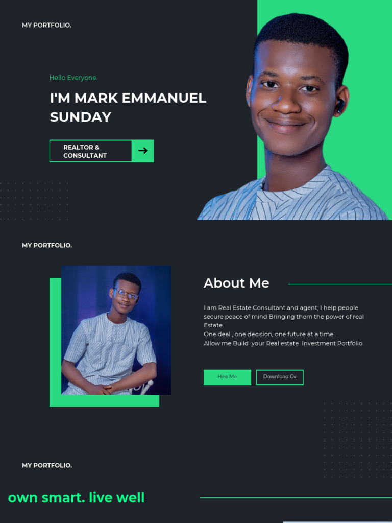Mark Emmanuel: Real Estate Consultant | PDF