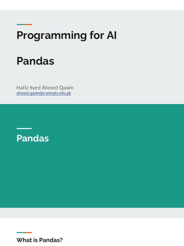 Mastering Pandas for Data Analysis | PDF | Computer Programming | Computing