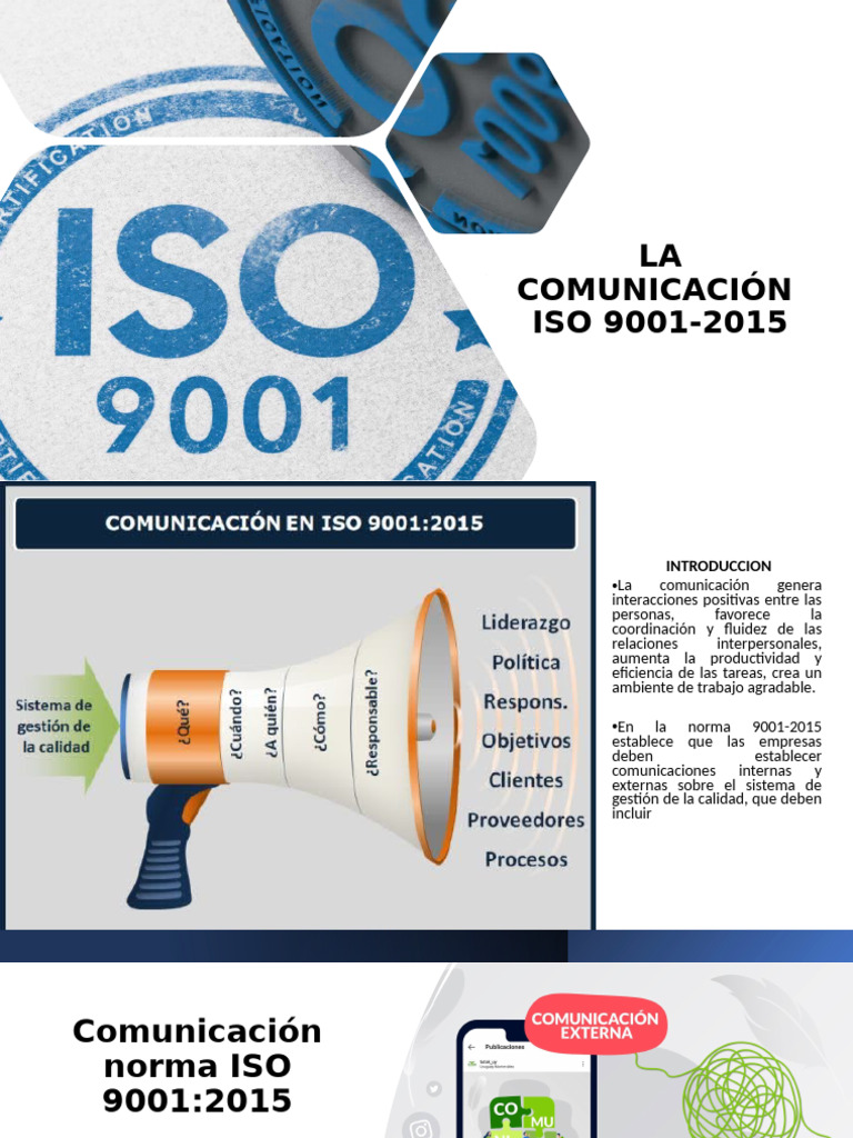 Iso 9001 | PDF | Calidad (comercial) | Sistema de manejo de calidad