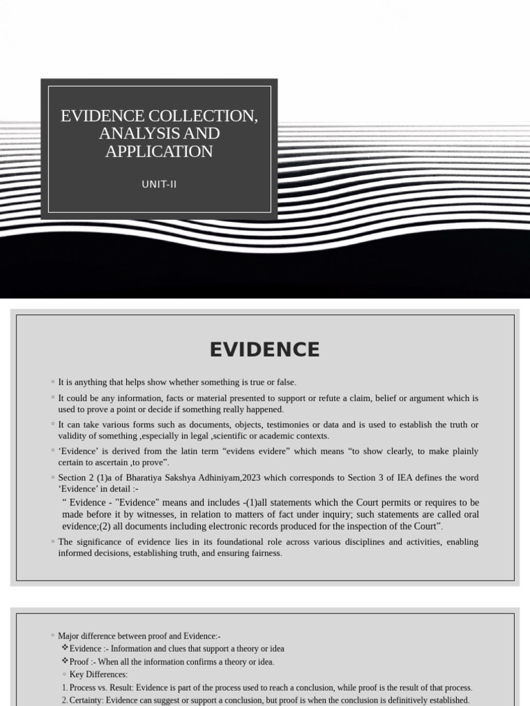 Understanding Evidence Types and Importance | PDF | Witness ...
