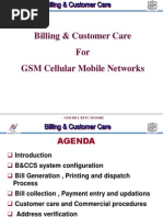 Billing & Customer Care For GSM Cellular Mobile Networks: GSM BB 4 RTTC Mysore