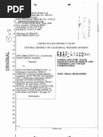 Litigation - Complaint - False Designation of Origin Common Law Unfair Competition - One Direction v. Syco Entertainment