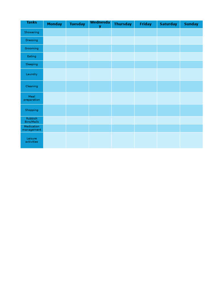 Daily Routines Worksheet | PDF