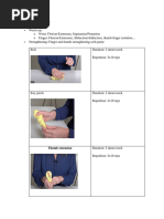 Hand Therapy Putty Exercises Guide | PDF | Thumb | Limbs (Anatomy)