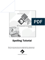 Spelling Tutorial: Necessary To Complete This Tutorial Are Not Available When Using Intellitalk 3 Player