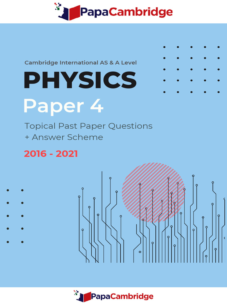 Physics 9702 Paper 4 - Motion in A Circle | PDF