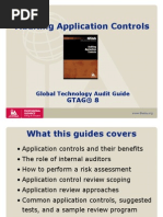 Auditing Application Controls: Gtag® 8