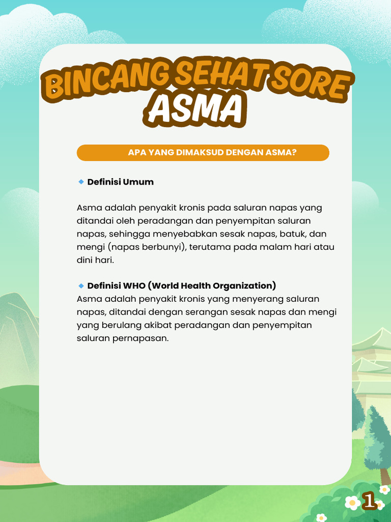 Panduan Lengkap Mengenai Asma | PDF
