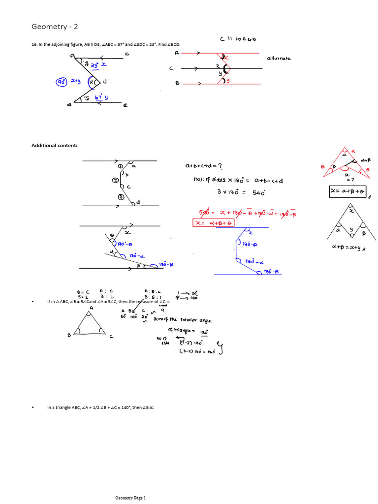 Geometry 2 - 61029992 - 2025 - 05 - 26 - 16 - 01 | PDF | Triangle | Euclid