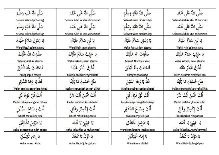 Selawat | PDF