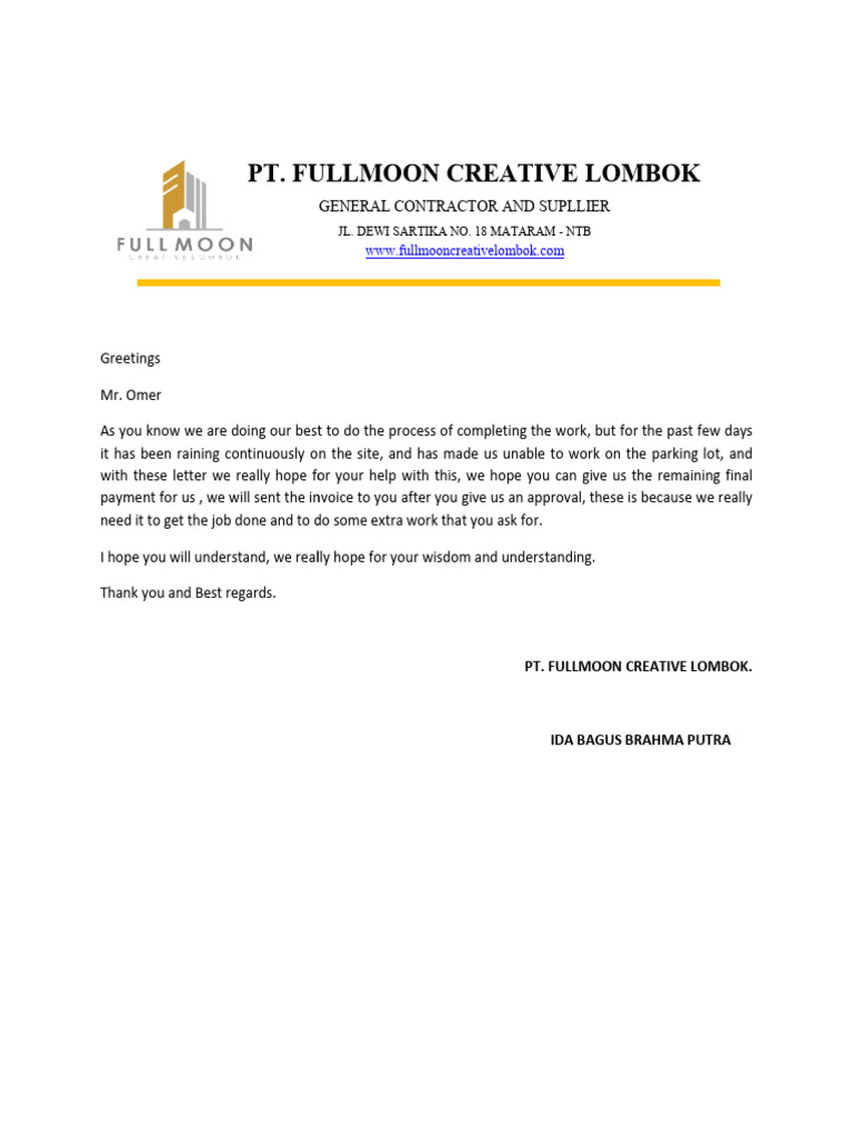 Reqwest Letter | PDF