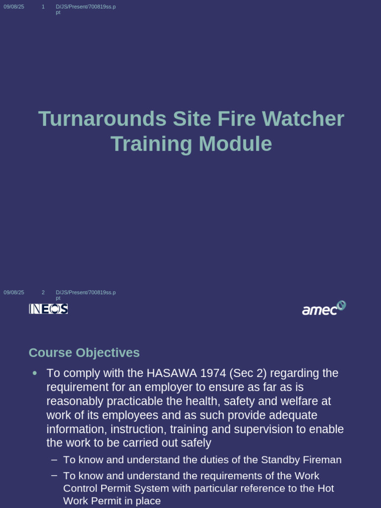 Grangemouth Fire Training | PDF | Firefighter | Safety