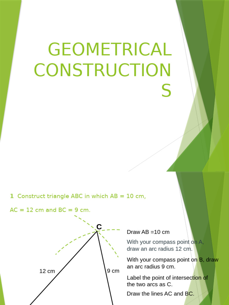 Geometrical Constructions Pdf Perpendicular Trigonometry
