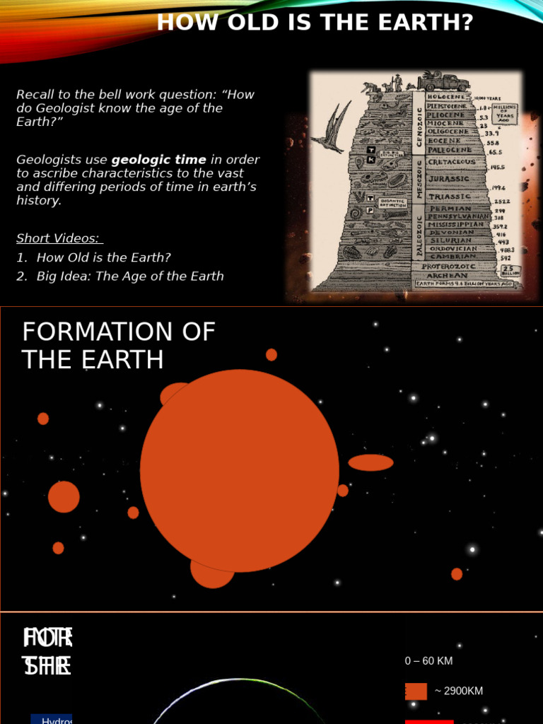 Understanding Earth's Age and Structure | PDF | Earth Sciences | Earth