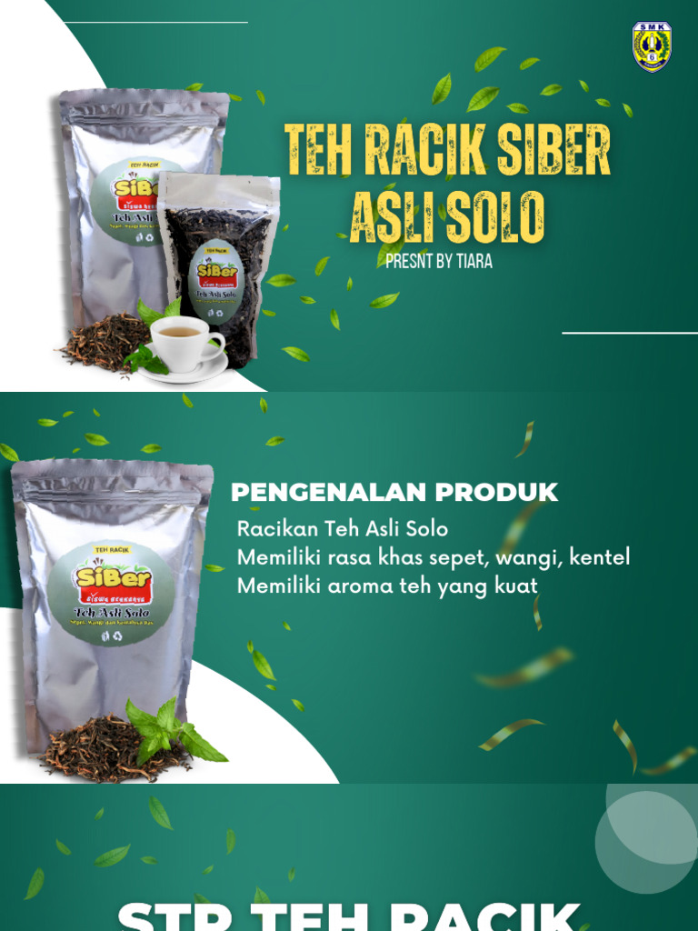 Teh Racik Asli Solo: Solusi Hemat Teh Berkualitas | PDF