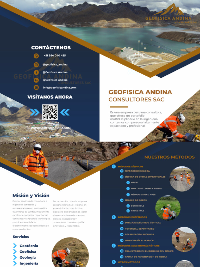 Brochure - Geofisica Andina Consultores Sac | PDF