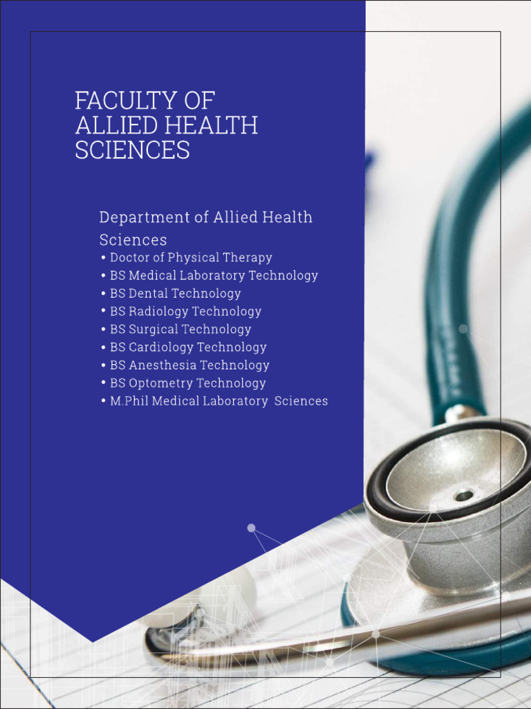 Faculty of Allied Health Sciences | PDF