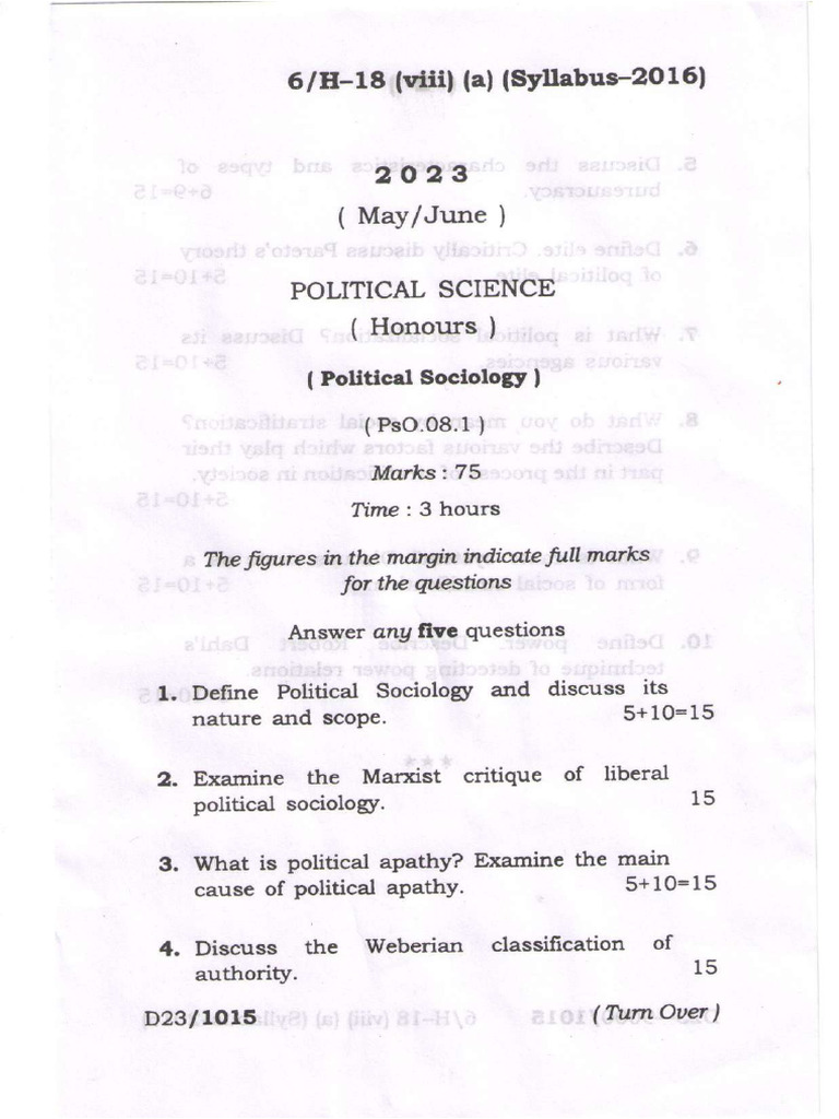 Pol. SC 2023, P8 | PDF