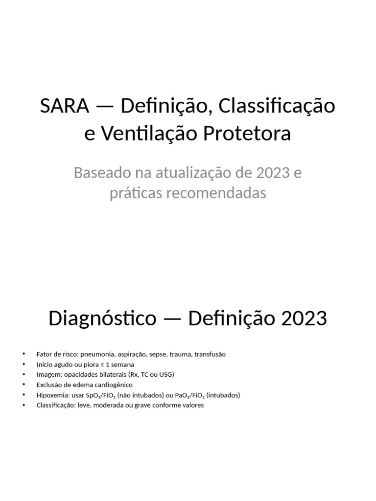 SARA Completo | PDF