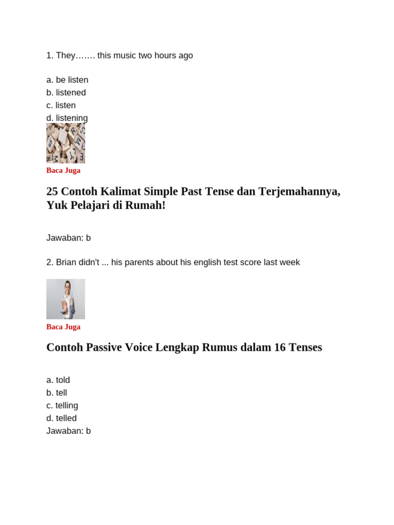 Simple Past Tense Exercises | PDF | Chess Theory