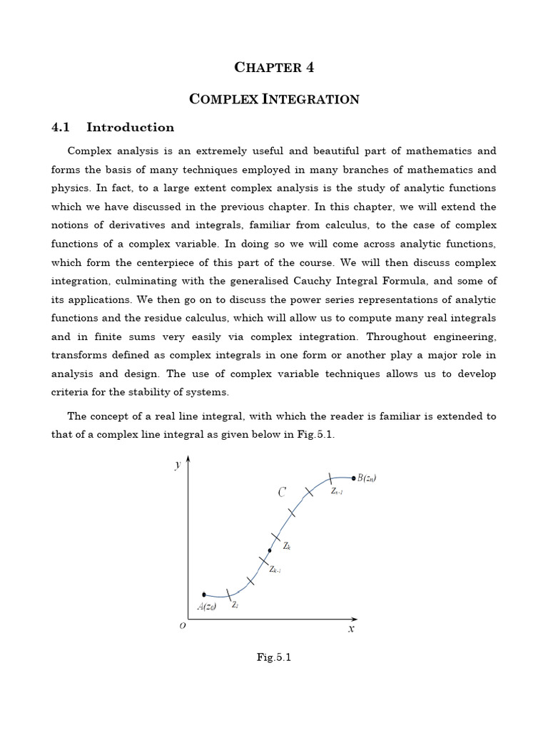 4.Complex Integration | PDF | Power Series | Complex Analysis