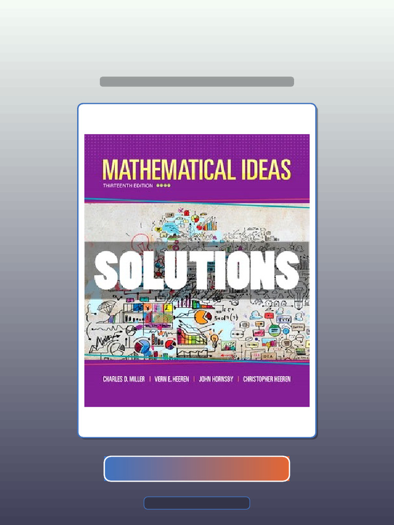 Mathematical Ideas 13th Ed Miller Ebook and TestBank Bundle Fast Access ...