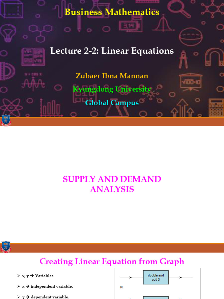 Demand and Supply Equilibrium Analysis | PDF | Demand | Supply (Economics)