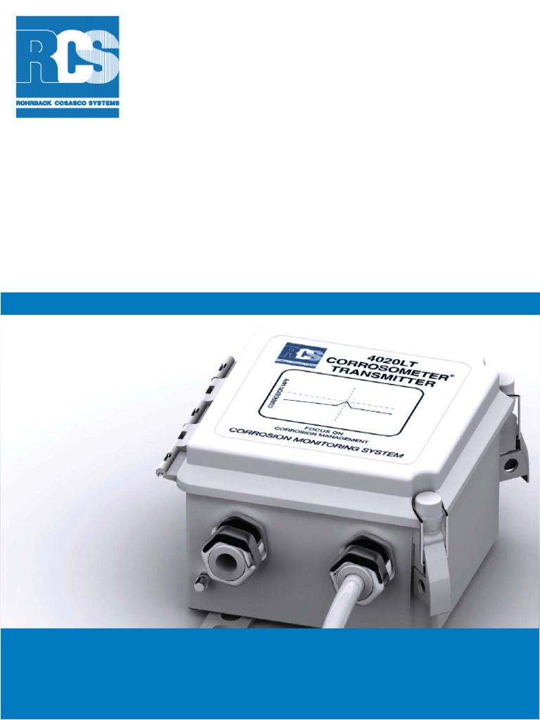 Corrosometer Transmitter & Receiver Manual | PDF | Corrosion | Glasses
