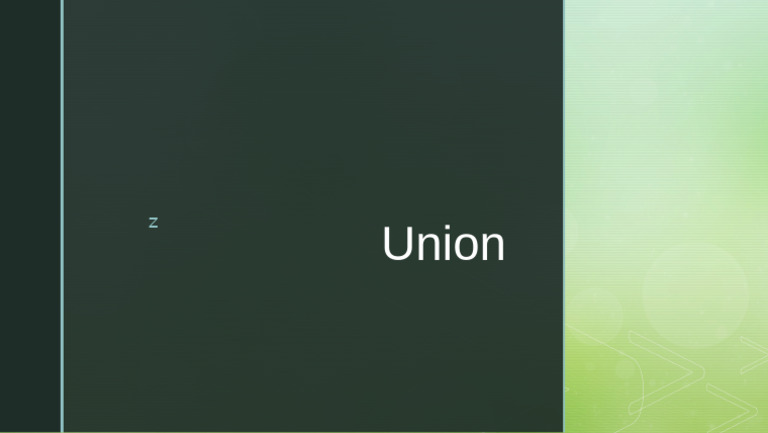 Union | PDF