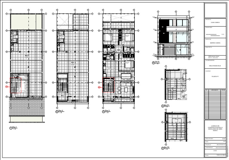 Planos de Casa Camoa en Barrio Camoa | PDF