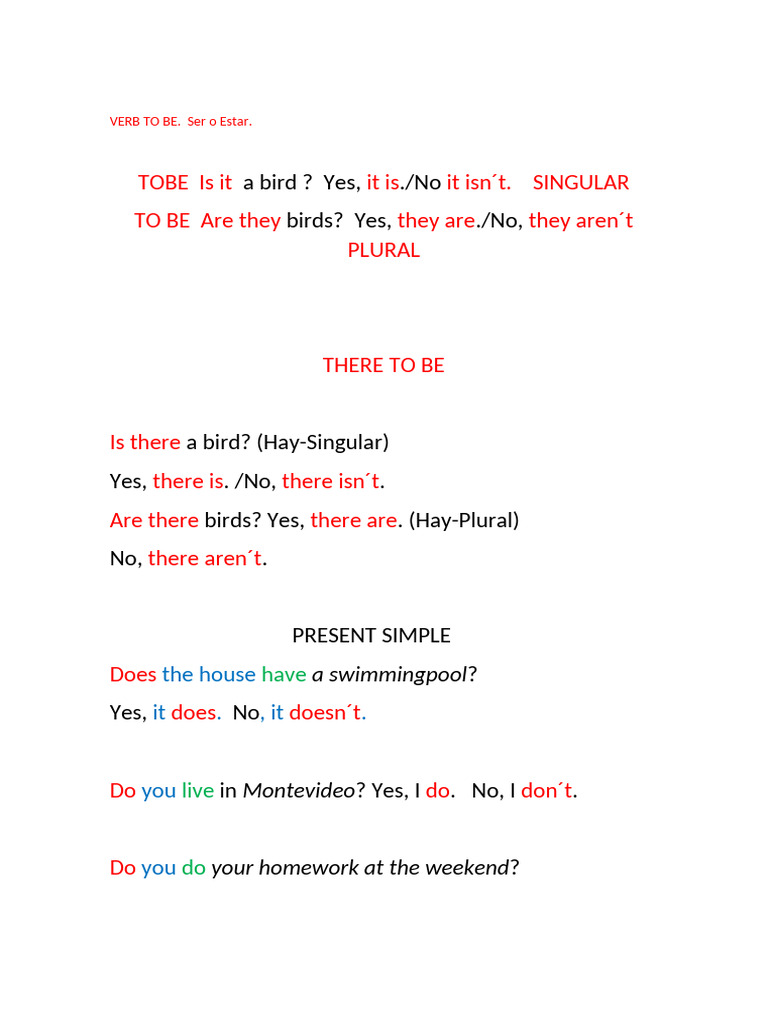 Yes or No Questions | PDF