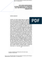 D. Haraway. Situated Know Ledges. the Science Question in Feminism and the Privilege of Partial Perspective